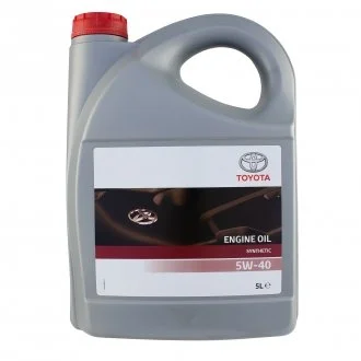 Моторное масло 5 л 5W40 Бензиновый, Дизельный Синтетическое TOYOTA 08880-80835