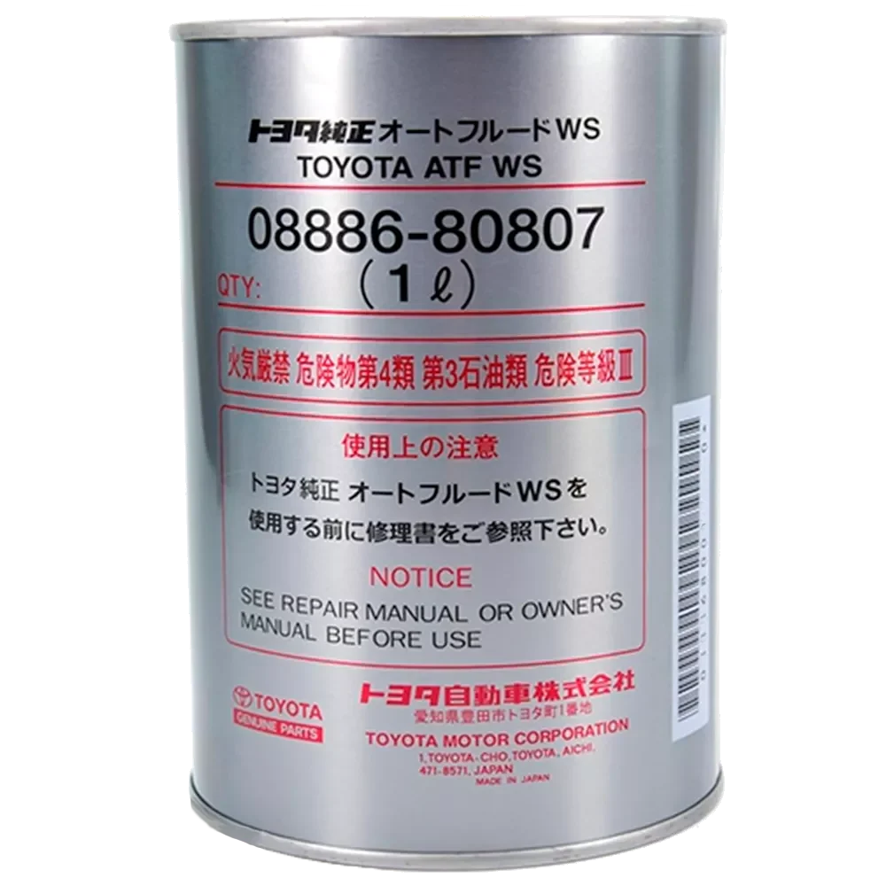 Трансмиссионное масло 1 л АКПП Синтетическое TOYOTA 0888680807 (фото 1)