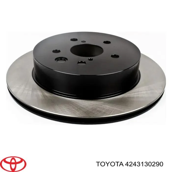Торзмозной диск двухсторонний на задний мост вентилируемый 5 TOYOTA 4243130290 (фото 1)