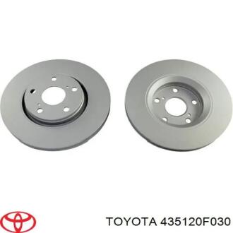 Торзмозной диск двухсторонний на передний мост вентилируемый 5 TOYOTA 43512-0F030