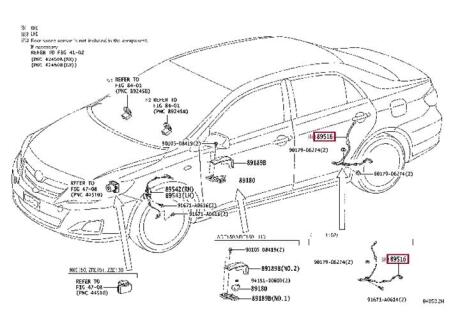 Провід датчика ABS заднього R Auris 06-12 Corolla TOYOTA 8951612070