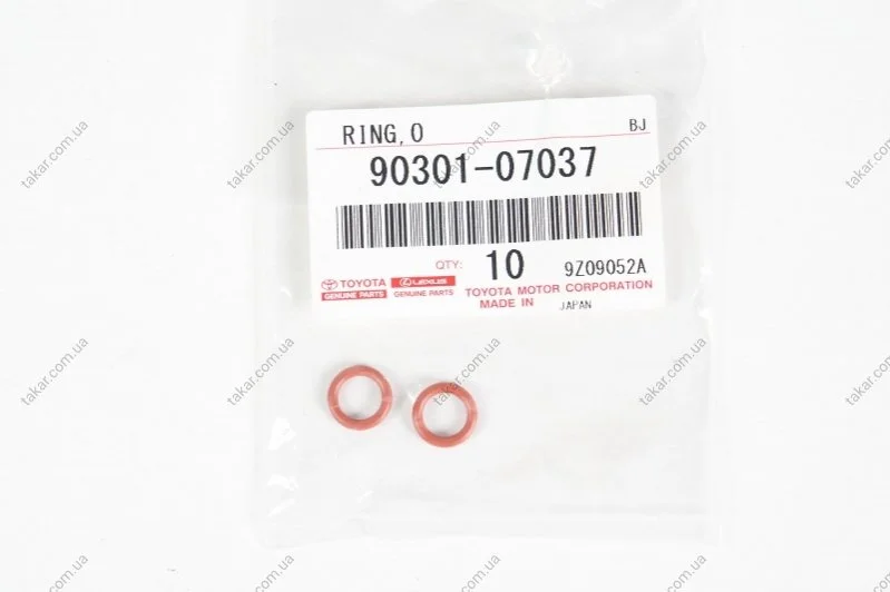 Кольцо форсунки TOYOTA 9030107037 (фото 1)