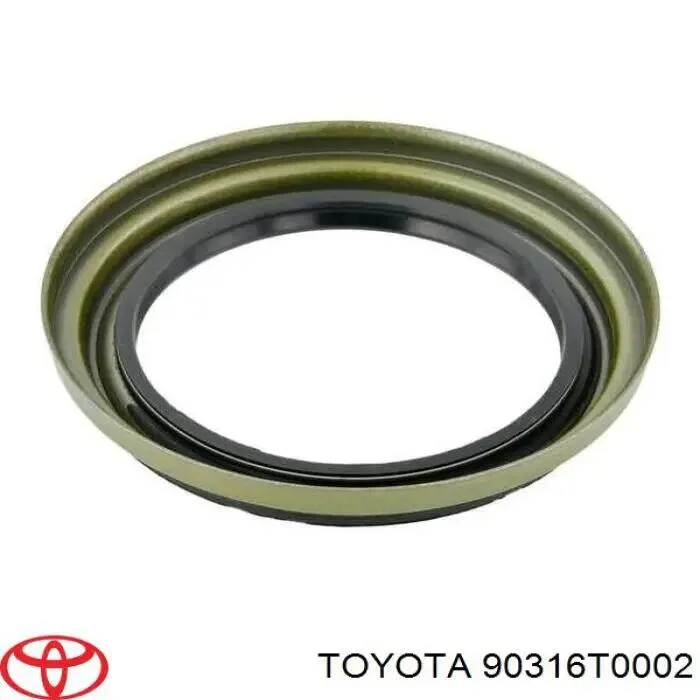 Сальник маточини Toyota Hilux 15- (вир-во Toyota) TOYOTA 90316T0002 (фото 1)