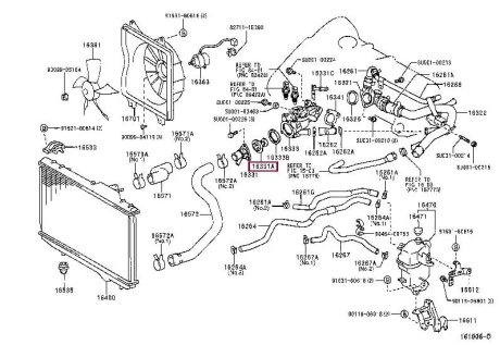 Термостат TOYOTA SU00100223