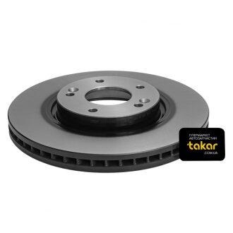 Торзмозной диск двухсторонний на передний мост вентилируемый 5 лакированный TRW DF6108S