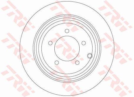 Диск гальмівний TRW DF6326