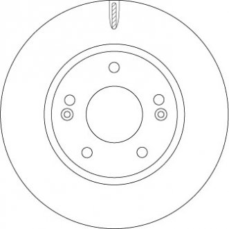 Диск гальмівний TRW DF6936
