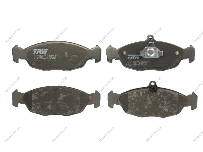 Тормозные колодки передние дисковые TRW GDB1040 (фото 1)