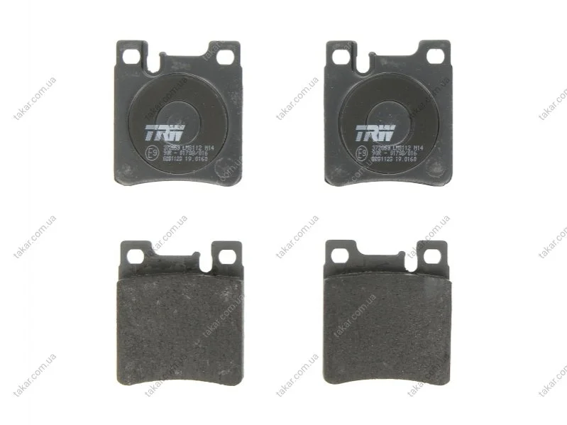 Тормозные колодки задние дисковые TRW GDB1123 (фото 1)