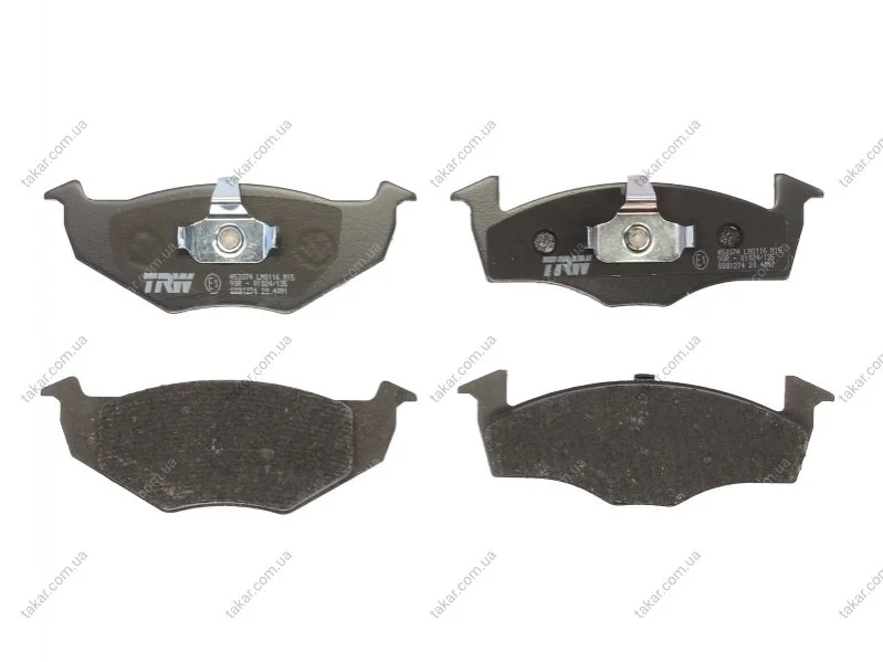 Тормозные колодки передние дисковые TRW GDB1274 (фото 1)