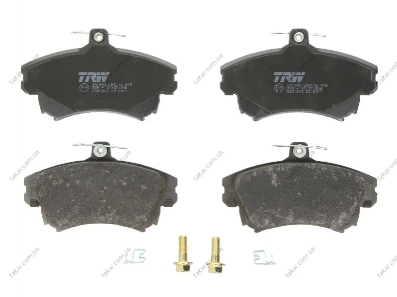 Тормозные колодки передние дисковые TRW GDB1313 (фото 1)