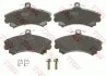 Тормозные колодки передние дисковые TRW GDB1317 (фото 3)
