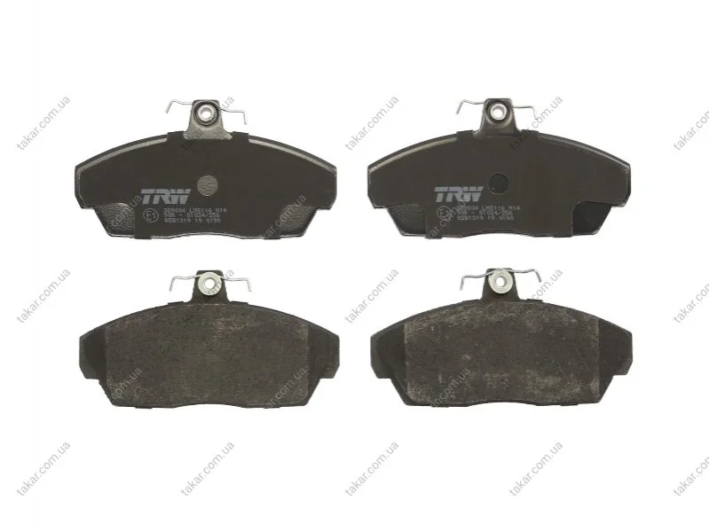 Тормозные колодки передние дисковые TRW GDB1319 (фото 1)