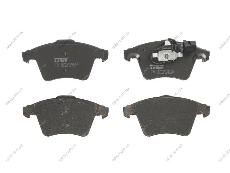 Тормозные колодки передние дисковые TRW GDB1556 (фото 1)