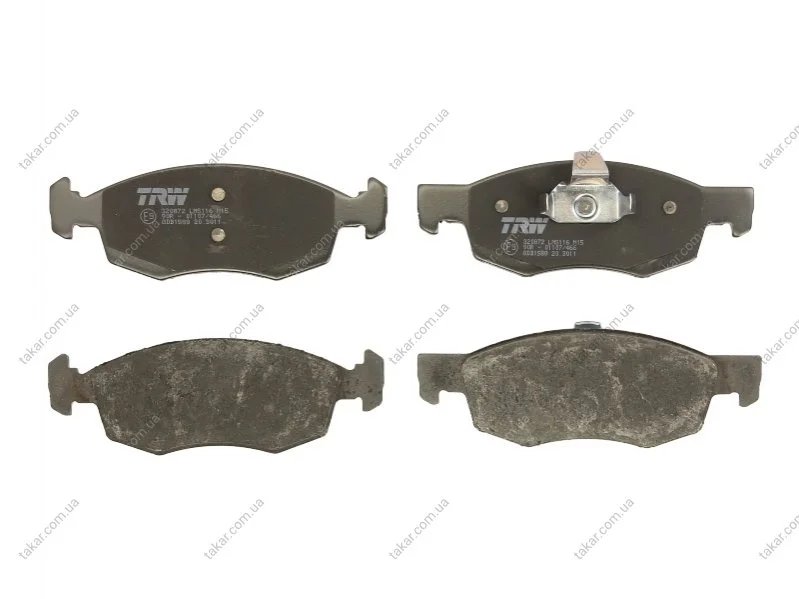Тормозные колодки передние дисковые TRW GDB1588 (фото 1)