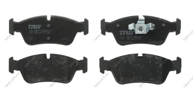 Тормозные колодки передние дисковые TRW GDB1625 (фото 1)
