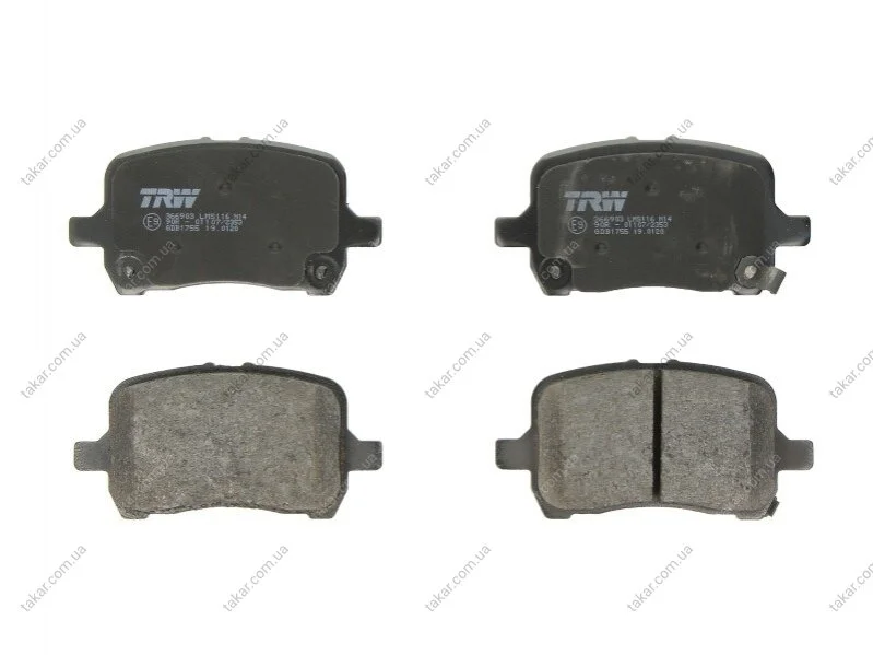 Тормозные колодки дисковые TRW GDB1755 (фото 1)