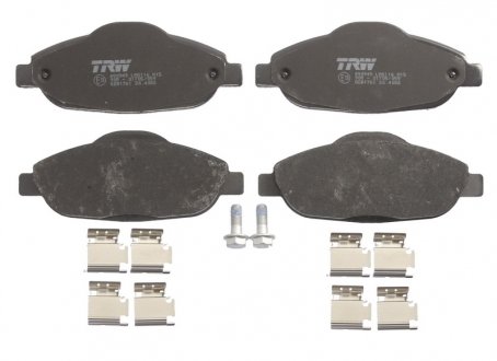 Тормозные колодки дисковые передние не подготовлено для датчика износа TRW GDB1761