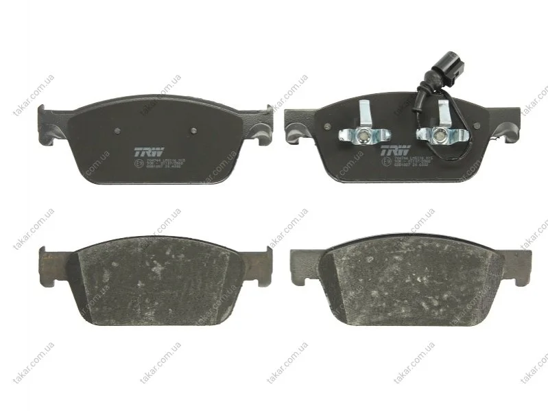 Тормозные колодки передние дисковые TRW GDB1887 (фото 1)