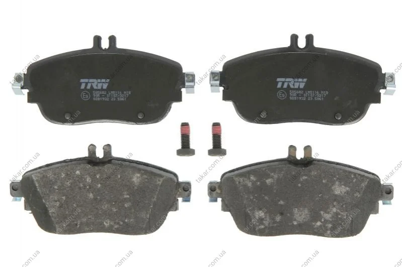 Тормозные колодки передние дисковые TRW GDB1932 (фото 1)