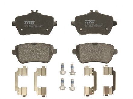 Тормозные колодки дисковые задние подготовлено для датчика износа TRW GDB2014