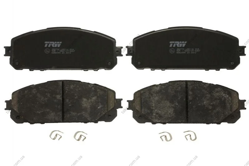 Тормозные колодки передние дисковые TRW GDB2094 (фото 1)