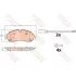 Тормозные колодки передние дисковые TRW GDB2117 (фото 1)