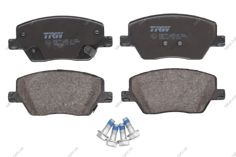 Тормозные колодки передние дисковые TRW GDB2151 (фото 1)