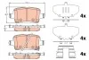 Тормозные колодки задние дисковые TRW GDB2184 (фото 1)