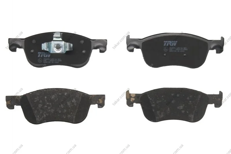 Тормозные колодки передние дисковые TRW GDB2186 (фото 1)