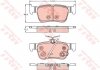 Гальмівні колодки дискові задні з акустичною системою попередження про знос TRW GDB2256 (фото 1)