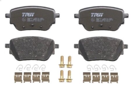 Тормозные колодки дисковые MERCEDES A/B/CLA/GLA "R "18>> TRW GDB2553