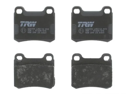 Тормозные колодки задние дисковые TRW GDB294