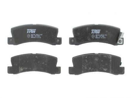 Тормозные колодки дисковые задние с звуковым предупреждением износа TRW GDB3164