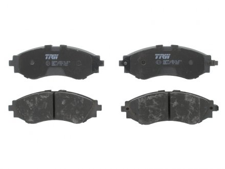 Тормозные колодки дисковые передние с звуковым предупреждением износа TRW GDB3171