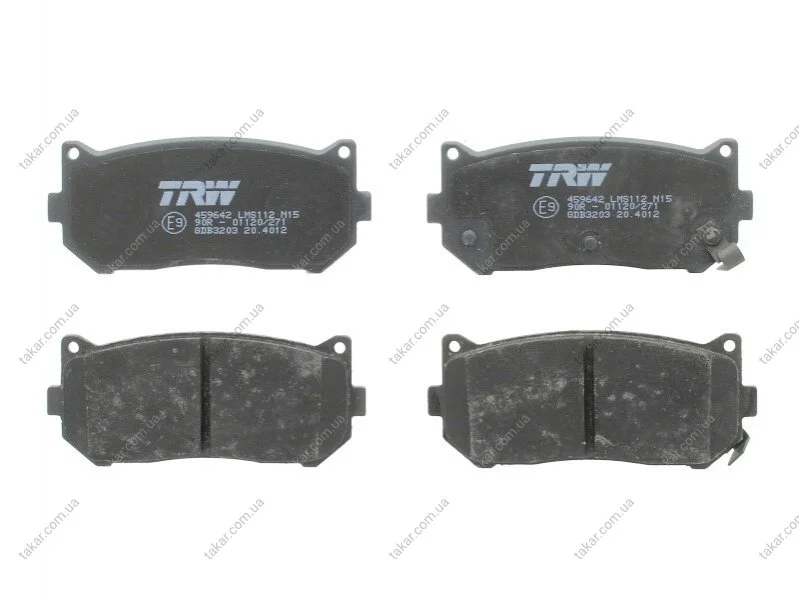 Тормозные колодки дисковые TRW GDB3203 (фото 1)