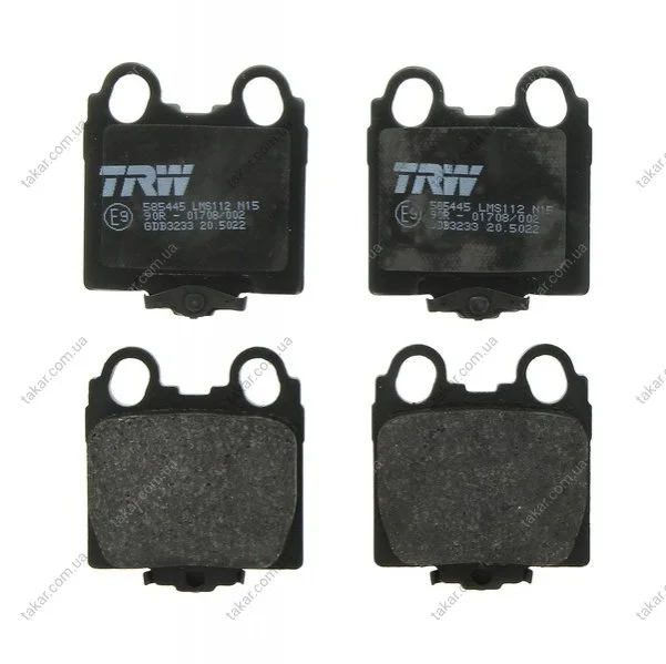 Тормозные колодки задние дисковые TRW GDB3233 (фото 1)