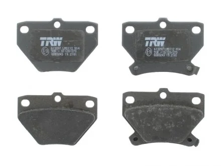 Тормозные колодки задние дисковые TRW GDB3243