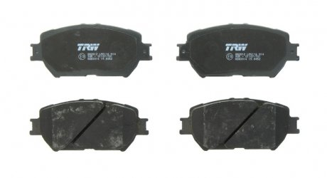 Тормозные колодки дисковые передние не подготовлено для датчика износа TRW GDB3314