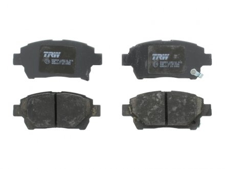 Тормозные колодки дисковые передние с звуковым предупреждением износа TRW GDB3317 (фото 1)