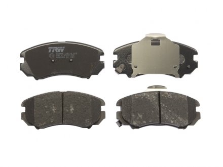 Тормозные колодки дисковые передние с звуковым предупреждением износа TRW GDB3352
