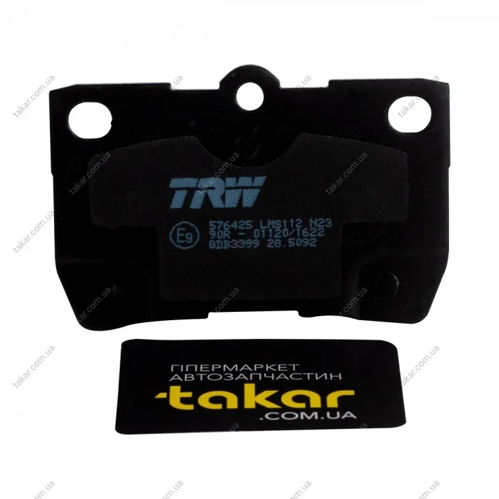 Тормозные колодки задние дисковые TRW GDB3399 (фото 1)