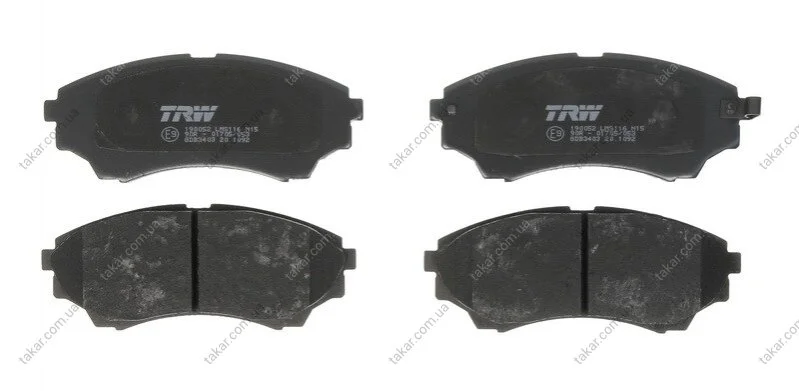 Тормозные колодки дисковые TRW GDB3403 (фото 1)