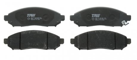 Тормозные колодки дисковые передние с звуковым предупреждением износа TRW GDB3404