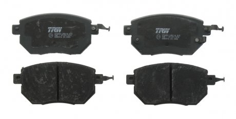 Тормозные колодки дисковые передние с звуковым предупреждением износа TRW GDB3416