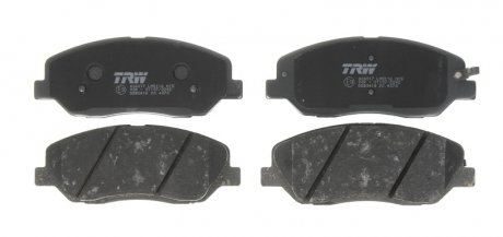 Тормозные колодки дисковые передние с звуковым предупреждением износа TRW GDB3418