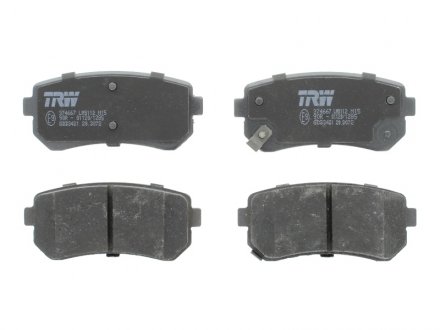 Тормозные колодки дисковые задние с звуковым предупреждением износа TRW GDB3421