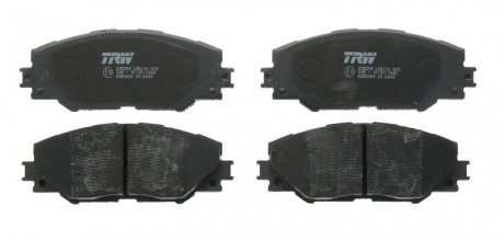 Тормозные колодки дисковые передние не подготовлено для датчика износа TRW GDB3424