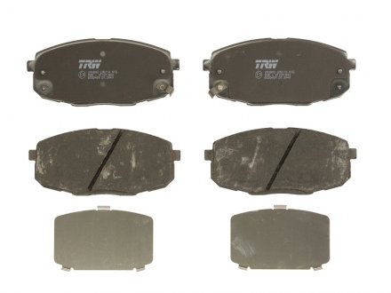 Тормозные колодки дисковые передние с звуковым предупреждением износа TRW GDB3450