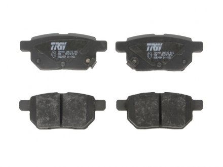 Тормозные колодки дисковые задние с звуковым предупреждением износа TRW GDB3454